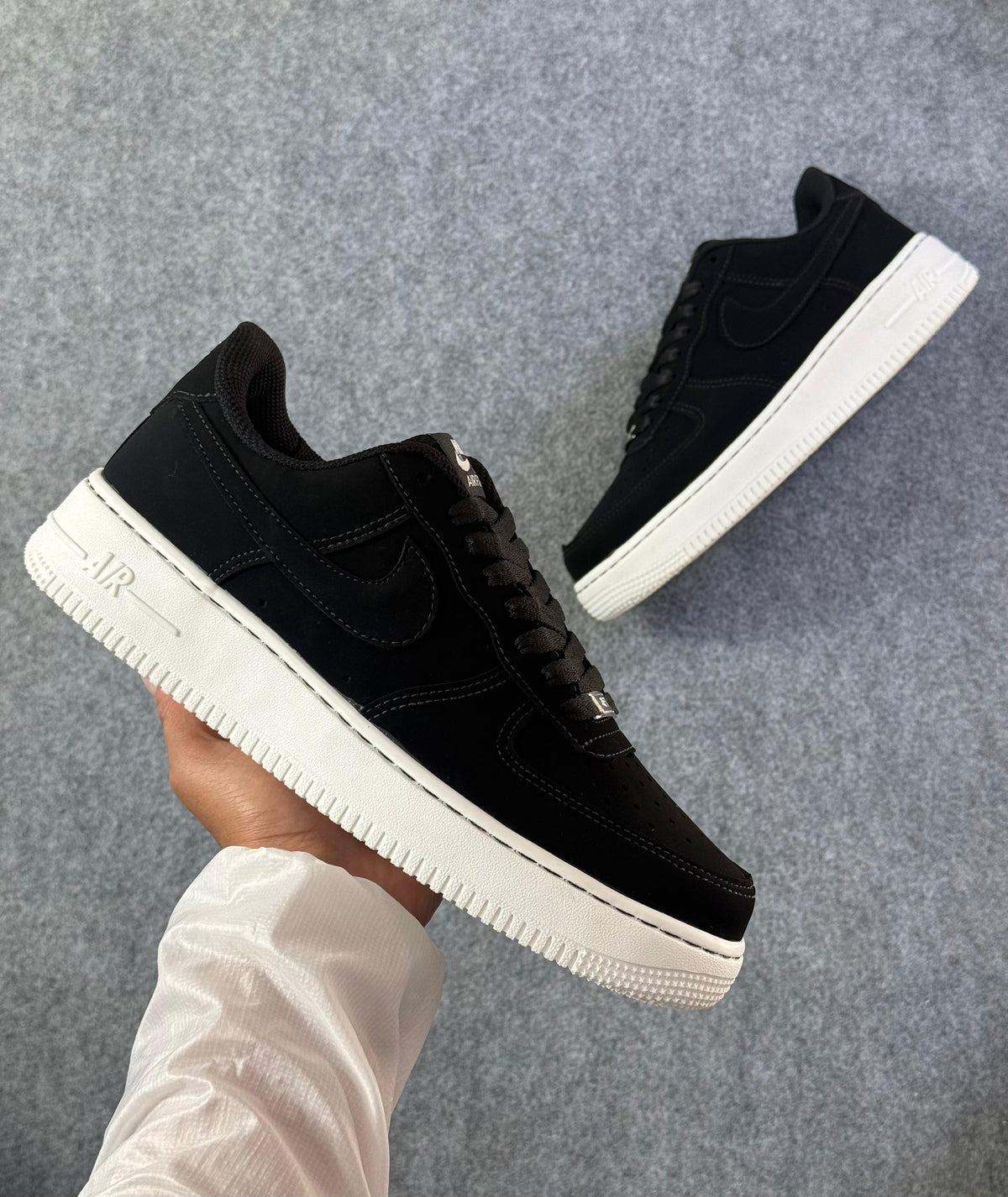Air Force One Premium Preto/Nobuck