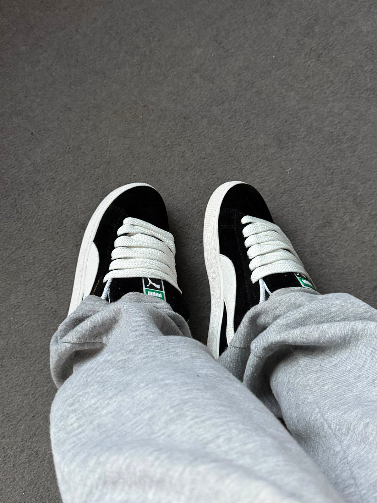 Puma Suede Tradicional Preto/Branco