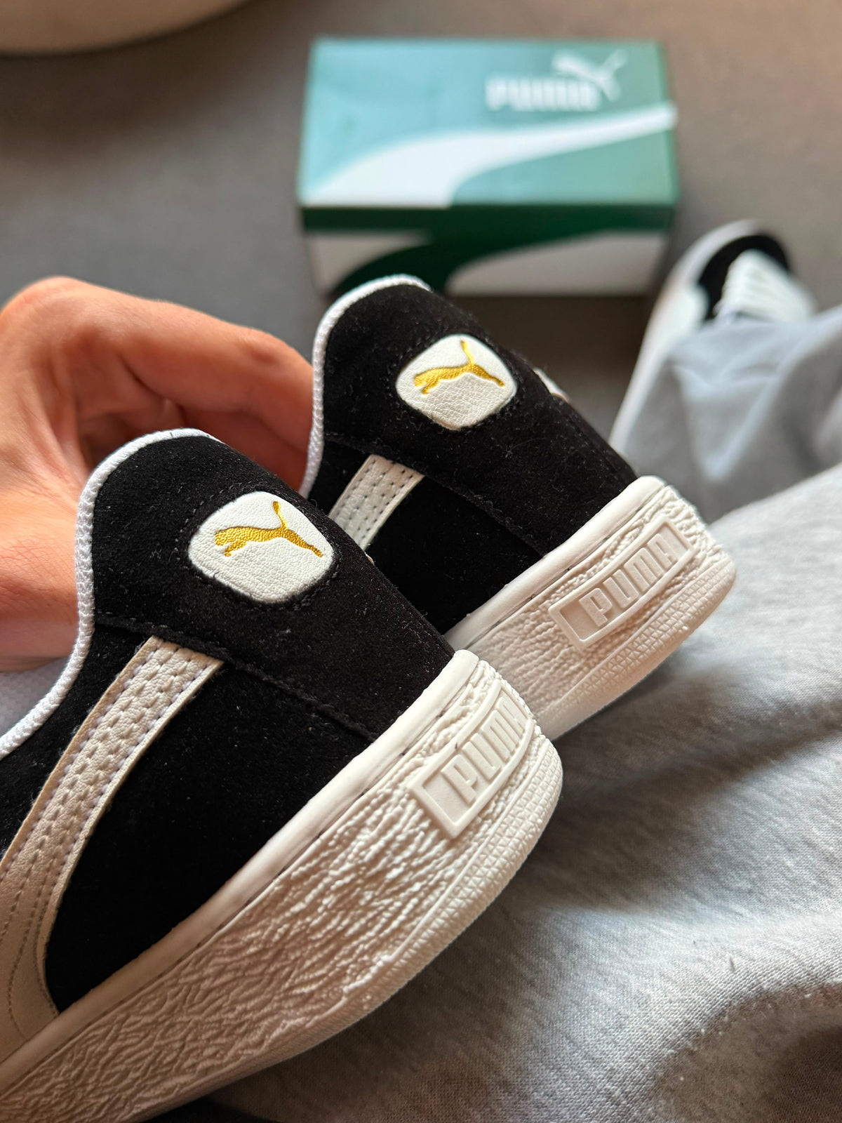 Puma Suede Tradicional Preto/Branco