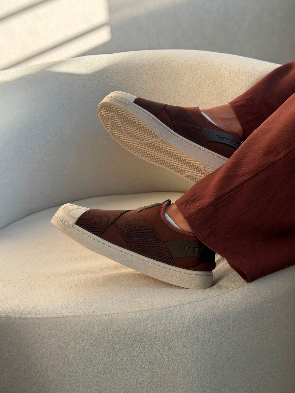 Adidas Slip On Chocolate