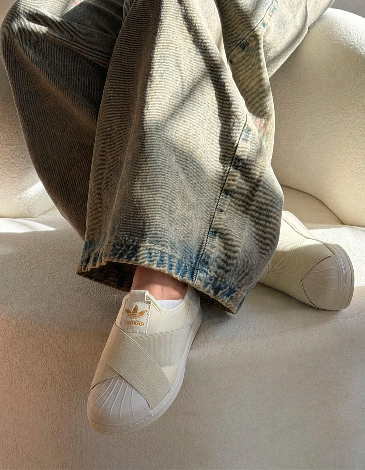 Adidas Slip On Creme