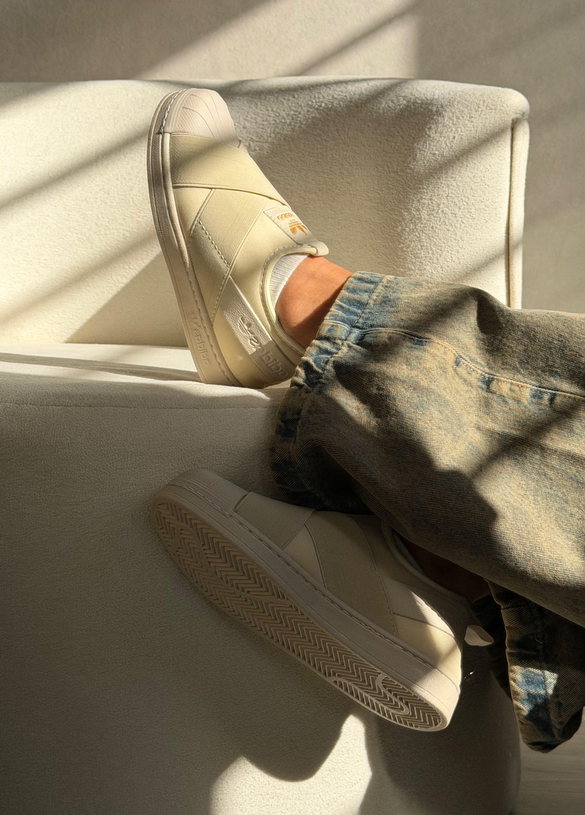 Adidas Slip On Creme